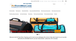 Desktop Screenshot of pettravelstore.com
